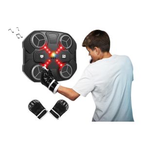 Machine De Boxe Bluetooth Pour Enfants - Cible De Frappe Murale Avec Musique Et Gants Inclus - Neuf