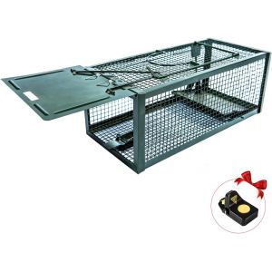 Cage piege Rat, piège à Souris,Grand piège à Souris utilisé pour Attraper des Rats intérieurs et extérieurs, des écureuils, des Lapins, des Taupes et d&#39;autres rongeurs - Neuf