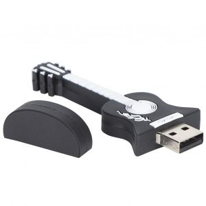Cle USB 8 Go en forme de guitare de dessin anime mignon pour ordinateur/portable - Neuf