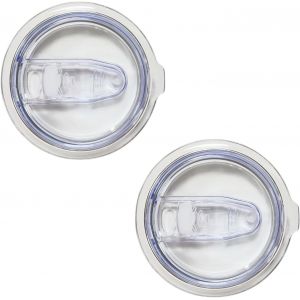Kalanka-¿ Lot De 2 Couvercles De Rechange Pour Gobelet À Vin Fin, Anti-Déversement, Anti-Éclaboussures, En Silicone, Pour Gobelet Fin, Tasse À Café De Voyage, 7 Cm De Diamètre - Neuf