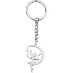 Kal-Porte-Clés Fée Clochette Princesse Wendy Ange Tendance Danseuse Ballet Bijoux Citation Conte De Fées Femme - Neuf