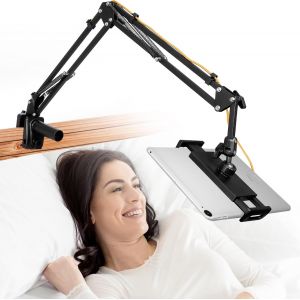 Chromlives Support de projecteur Pico pour photocopie, support vidéo pour téléphone, support de table réglable, mini trépied col de cygne pour enseignement en streaming, pâtisserie, travaux manuels - Neuf