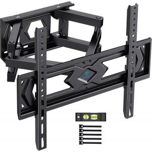 VornixorSarlshop-Support Mural TV, Fixation TV Murale Inclinable et Orientable pour &Eacute;crans 26-70 Pouces Jusqu'&agrave; 45Kg, VESA 400 x 400mm - Neuf