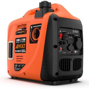 MEVRONISSHOP-Groupe &Eacute;lectrog&egrave;ne d'essence 1400W G&eacute;n&eacute;rateur d'onduleur Silencieux avec Prises AC 230V/DC 12V/USB Type-A et R&eacute;servoir de 2,5 L G&eacute;n&eacute;rateur L&eacute;ger Portable pour Camping Ext&eacute;rieur - Neuf