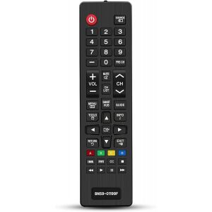 Telecommande Universelle pour Samsung,BN59-01199F Remplacement Telecommande,T&eacute;l&eacute;commande Universelle pour Samsung 3D 4K 8K LCD LED HDTV Smart TV(Piles Non Incluses) - Neuf