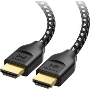 MEVRONISSHOP-Certifi&eacute; Ultra High Speed HDMI C&acirc;ble HDMI 8K Ultra HD 48Gbps (C&acirc;ble HDMI 8K tress&eacute;) avec HDR pour PS5, Xbox Series X/S, RTX3080 / 3090, Apple TV, et Plus - 5 m - Neuf