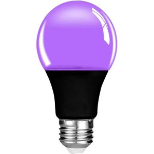 Ampoule Uv-&Eacute;clairage Violet-Ampoule De F&ecirc;te-E27-Veilleuse-395 Nm-Lumi&egrave;re Noire-Uniquement Pour La D&eacute;coration Et D'autres Sc&egrave;nes Diff&eacute;rentes (1,Noir) - Neuf