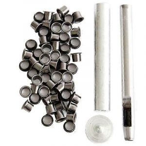 Kit D'outils De Perforation &Agrave; Oeillet Avec 50 Oeillets 6mm Finition Bronze &Agrave; Canon Pour Bricolage Kydex Gaine Kydex Oeillet Kydex - Neuf