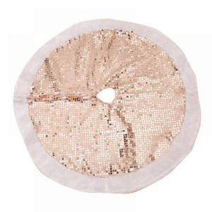 Jupe de sapin de No&euml;l 38 pouces &agrave; paillettes double &eacute;paisseur, tapis de sapin, d&eacute;corations de sapin de No&euml;l - Neuf