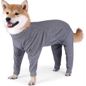 Combinaison De Convalescence Post-Opératoire Pour Chien - Combinaison En Coton Anti-Léchage Pour La Protection Abdominale, Alternative Confortable Et Élégante Aux Colliers Électroniques - Neuf