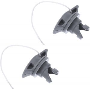 Letnerny-Lot De 2 Bouchons De Valve De Commande Rotatifs Pour Capot - Pour Bateaux Pneumatiques, Chaudières, Airtrack - Adaptateur De Valve Boston - Valve Hr - Protection De L'environnement - Pvc - - Neuf