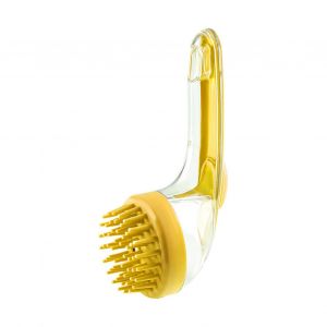 Animal De Bain Brosse Avec Builtin Distributeur De Savon, Massage Doux, Poils Doux, 7.09 X 2,76 X 2.95 In, Bleu Jaune Vert Rose - Neuf