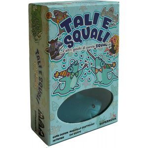 Chenquansarl-Tali Et Requins - Un Jeu De Cartes Et De Jeux De Mots Minables Pour Toute La Famille, 3-6 Joueurs, 8+, &Eacute;dition En Italien - Neuf