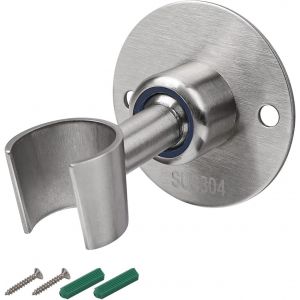 JGD-Support Douchette, Support Douchette Mural en Acier Inoxydable, Support Mural Douche Mural de Douche R&eacute;glable, Support de Douche Pour Salle de Bain Installation Perfor&eacute;e - Neuf