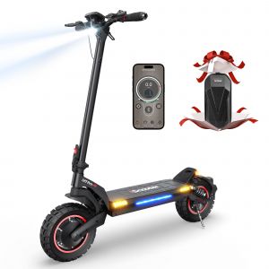 Trottinette Electrique Iscooter Ix7pro 1000w*2 48v17.5ah Autonomie 80km Pneus 10 Pouces 150 Kg Avec &Eacute;cran Lcd Et Sac - Neuf