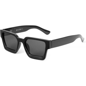 Lunettes De Soleil Polarisantes Pour Femmes, Hommes, Lunettes De Soleil Rétro, Lunettes Rectangulaires, Protection Uv400 - Neuf
