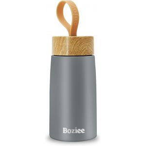Petite Bouteille Isotherme, 250 Ml, Pour Boissons Chaudes Et Froides, Sans Bpa, En Acier Inoxydable, Pour L'ext&eacute;rieur, Le Quotidien, Marron Et Rose - Neuf