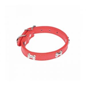 Collier Pour Chien Rouge 35 Cm M - Neuf