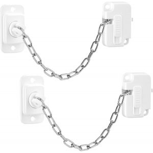 Kalanka-2 Pcs Securite Fenetre Enfant, Serrures Protection Fenetre Enfant Réglable, Forte Adhésif Serrure Frigo Pour Bloque Porte Placard Armoire Tiroir Laveuse - Neuf