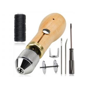 Kit De 6 Al&egrave;nes De Couture Pour La R&eacute;paration Du Cuir Et De La Toile - Neuf