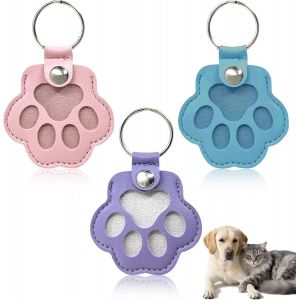 KALANKA-Bo&icirc;te &agrave; Souvenirs pour Poils d'animaux de Compagnie, Porte-Cl&eacute;s de Rangement en Fourrure de Chien, Porte-Cl&eacute;s en Fourrure pour Animaux de Compagnie, pour Sac - Neuf