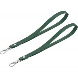 KAL-Pcs Dragonne De Poignet, Dragonne De Poignet En Cuir Pu Pour Remplacement De Coque De Téléphone Clés Portefeuille Sac À Main, Vert - Neuf