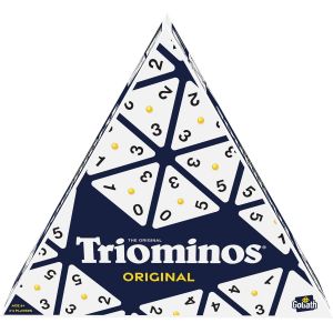 Eryi-Triominos Original - Jeu De Société Famille Et Enfants Dès 6 Ans - Nouvelle Edition - Jeu De Stratégie Et De Réflexion - Dominos Triangulaires - Un Classique Depuis 50 Ans - 2 À 4 Joueurs - 30 M - Neuf