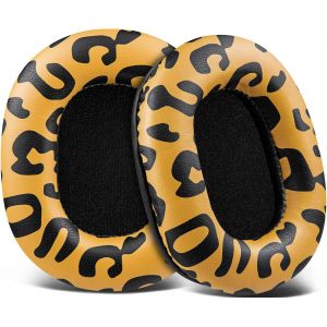 KAL-Mousse Coussin Coussinets Pour Audio Technica Ath M50X M50Xbt M50Rd M40X M30X M20X Msr7 Sx1 Monitor Casque Audio, En Cuir Protéiné Plus Doux, En Mousse À Mémoire De Forme Haute Densité - Neuf
