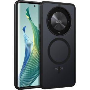 Kal-Coque Honor Magic 6 Lite, Compatible Avec Magsafe Protection Honor Magic 6 Lite 5g Matte Fine Rigide Antichoc, Coque De Téléphone Honor Magic 6 Lite Magnétique, Noir - Neuf
