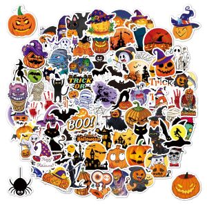 100 Halloween Graffiti De Bande Dessinée Autocollants (Nouveau Halloween De Type B Lumineuse Film) - Neuf