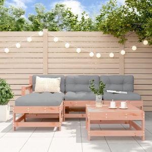 Prolenta Premium - Salon De Jardin 5 Pcs Avec Coussins Bois Massif Douglas - Neuf
