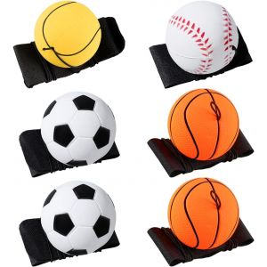 6 Pièces Balles Élastiques De Poignet Avec Cordes,Balles D'entraînement De Poignet,Balles Jouets Pour Enfants,Balles Élastiques En Corde Élastique,Jouets D'extérieur Pour Enfants - Neuf