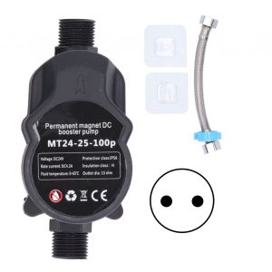 Pompe de surpression automatique pour douche à pression d'eau, montage mural à recirculation, 24v dc, 100 à 240V, prise ue - Neuf
