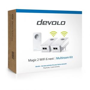 CPL Devolo Kit Multiroom Magic 2 WiFi 6 next Blanc - Neuf