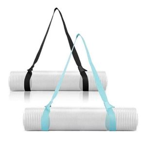 Sangle De Tapis De Yoga Élégante Et Réglable ¿ Lot De 2, Sangle En Coton Polyester Durable Pour Un Transport Facile Et Un Ajustement Personnalisé - Neuf