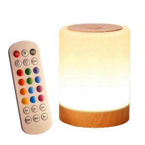 Veilleuse Pour Enfants,Lampe Tactile De Chevet Led Avec Télécommande, - Neuf