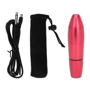 Stylo De Tatouage Rotatif, Interface Cc, Cartouches Shader Liner, Machine A Tatouer, Stylo Avec Cordon A Clip, Rouge - Neuf