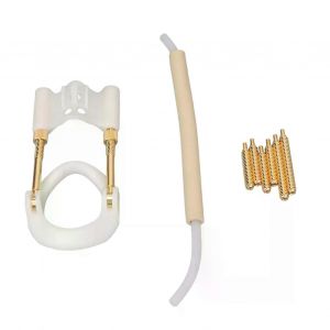 Rallonge De Taille Masculine Hommes Support Civière Outil Ajuster La Taille Facile Détachable Dispositif De Musculation Or Blanc - Neuf
