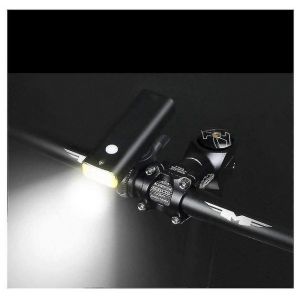 Kit D'éclairage De Vélo Rechargeable Usb 400 Lumens - Batterie 2400 Mah, Résistant Aux Intempéries, Installation Facile, Polyvalent Pour Le Cyclisme Et La Sécurité En Extérieur - Neuf