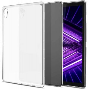 Coque Compatible Avec Lenovo Tab M10 Hd 2e G&eacute;n 10,1-Pouces 2020 Tb-X306x Tb-X306f, &Eacute;tui De Protection En Silicone Ultrafine, Housse Tablette En Tpu Givr&eacute; Antichoc - Translucide - Neuf