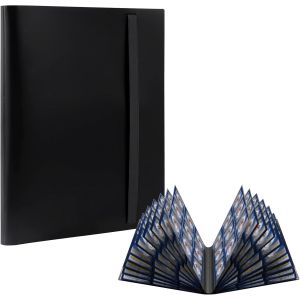 Mdy-Album Pour Cartes, Classeur Carte, Classeur Pour Cartes À Collectionner Pour 360 Cartes, 18 Porchettes Chaque Page, Porte Carte, Étanche Pochette Carte(Noir) - Neuf