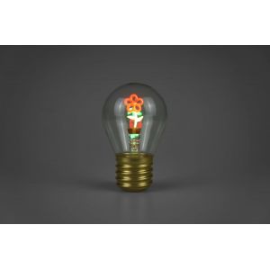 Ampoule sans fil | Ampoule à piles USB | Lampe Edison à LED pour chambre | Ampoule à piles | Ampoule à piles | Ampoule Edison Ampoule en forme de c?ur - Neuf