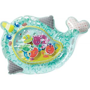 Mdy-Infantino Tapis D`Eau Pat & Play, Jeu Aquatique Sans Salissures À Thème Marin Pour Bébés, Favorise Le Temps Sur Le Ventre Et Le Développement Des Compétences Motrices, Multicolore, 3+ Mois - Neuf