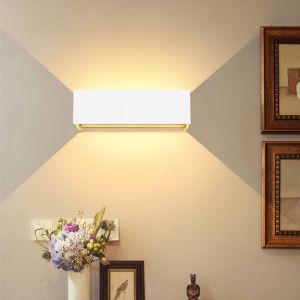 Subzonal-30w Applique Murale Led Ext&eacute;rieure Blanc,Applique Murale Interieure Angle De Faisceau R&eacute;glable 120&deg;&iquest;3000k Lampe Exterieur Murale Ip65 Imperm&eacute;able - Neuf