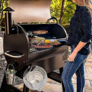 Doublures de seau &agrave; graisse jetables adapt&eacute;es au barbecue &agrave; granul&eacute;s au feu de bois Traeger Accessoires de gril Paquet de 6 - Neuf