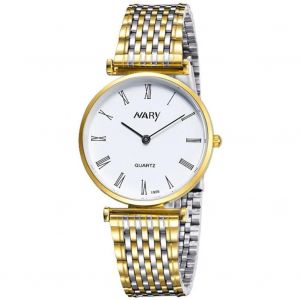Nary 1906 Bracelet En Acier Inoxydable Mouvement &Agrave; Quartz Montre-Bracelet Analogique Montre De Couple Homme - Neuf
