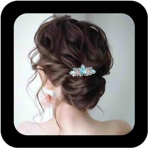 Kal-Barrette À Cheveux En Cristal Barrette À Cheveux En Strass Doré Fleur Creuse Coiffes De Mariage Pince À Tête Cz Décorative Chapeaux Accessoires De Cheveux De Mariée Pour Femmes Et Filles - Neuf