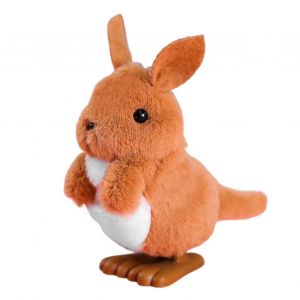 Jouet mécanique animal, lapin sauteur sans piles, kangourou en peluche, jouet interactif de divertissement, jouet à remonter pour maternelle, cadeau de fête, remplissage de sac pour femmes - Neuf