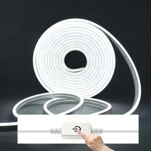 Eryi-Néon Led En Dc12v, Ruban Led Strip Avec Variateur À Interrupteur Tactile, Ip67 Étanche Pour Panneau De Décoration Intérieur Et Extérieur - Neuf