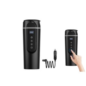 Bouilloire &Eacute;lectrique Portable 12v/24v Pour Voiture, Mug De Voyage Avec Contr&ocirc;le De La Temp&eacute;rature - Neuf